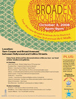 broad art walk flyer